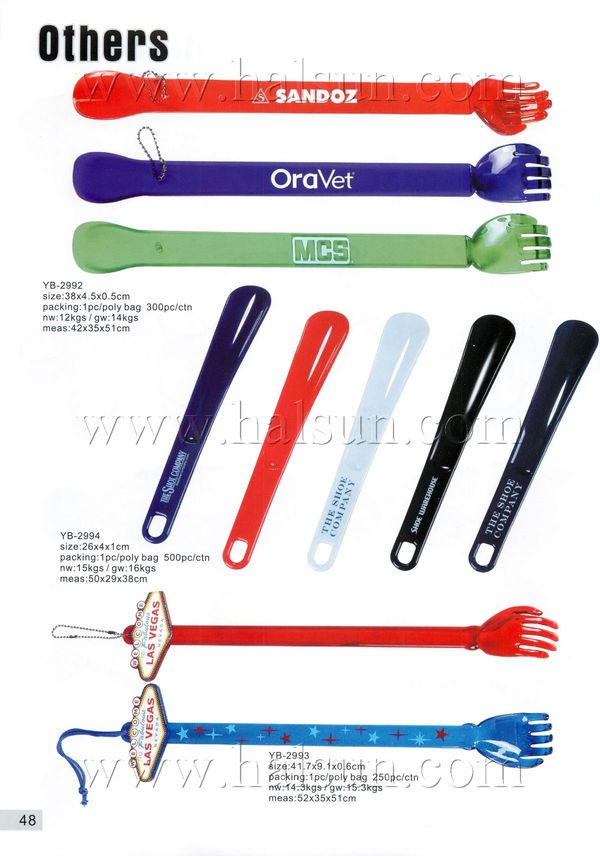 promotional back scratcher with shoehorn